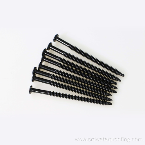 black fastener Roofing screw length screws